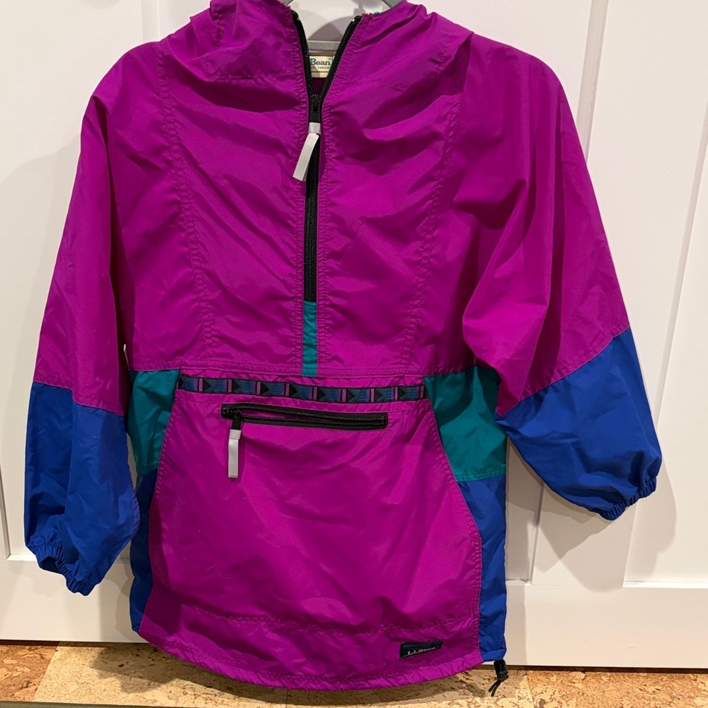 L.L. Bean Purple and Teal Jacket
